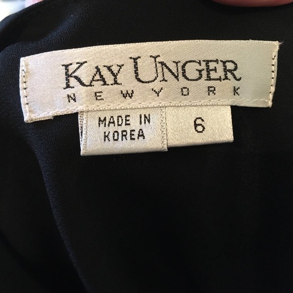 NEW KAY UNGER NY 100% Silk Cocktail MidiDress SZ 6 - Picture 12 of 12